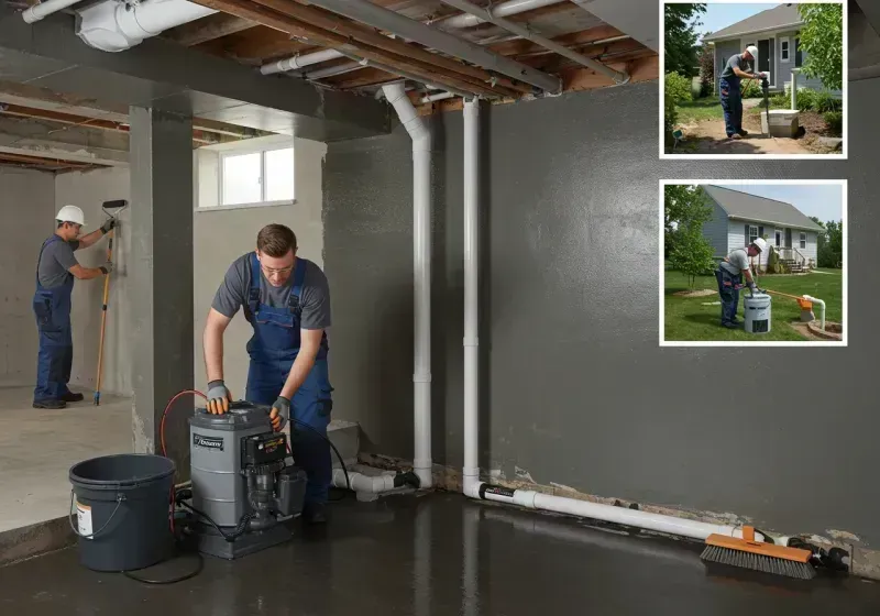 Basement Waterproofing and Flood Prevention process in Fayetteville, PA